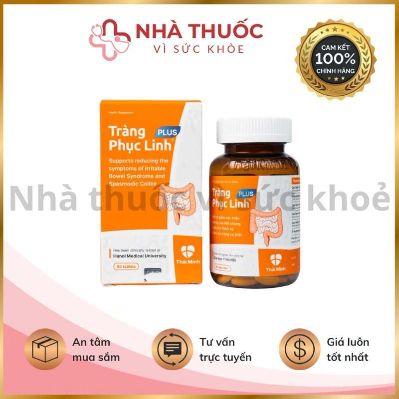 ✅[CHÍNH HÃNG] Tràng Phục Linh plus - Lọ 80 viên (Có tem tích điểm)