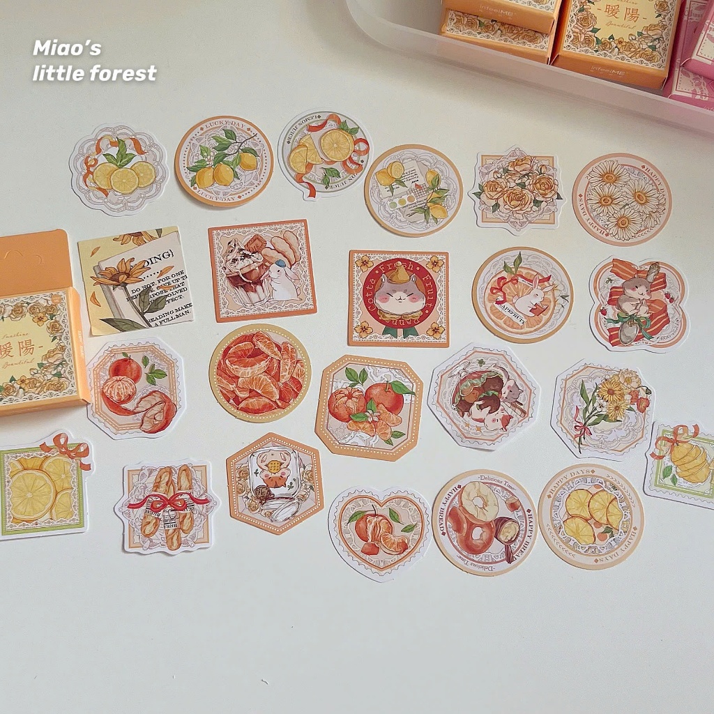 Hộp sticker mini 46pcs - Miao's Little Forest