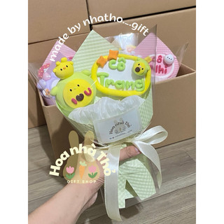  Bó Hoa Đất Sét Tự Khô Mini  1 Hoa + 1 Nametag  Handmade Dễ Thương Làm Quà Tặng  GHI CHÚ TÊN MUỐN LÀM Ở CUỐI ĐƠN Ạ  
