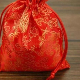 [GIÁ RẺ] Túi gấm đỏ may mắn Long Phụng ( rồng phượng )