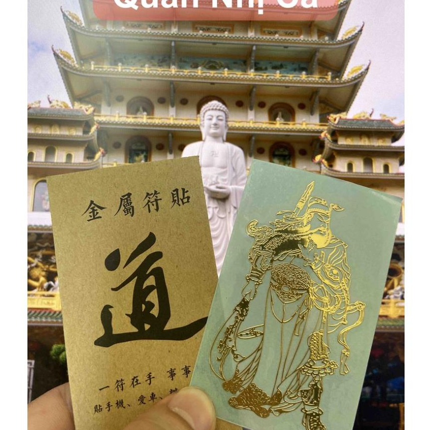 [Miêng dán phong thủy] Linh phù Quan nhị ca