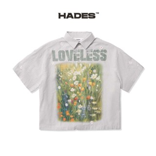 Hades - Áo Sơ Mi Hades Loveless Striped Shirts tay lỡ, form rộng Local Brand Unisex nam nữ