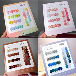 Set Sơn Gel 12 Màu Milan Nhiều Tone Màu ( Thạch Hồng , Tone Nâu , Tone Xanh dương , Tone Pastel )