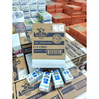 [ Deal Sock ] Hộp Sữa DEVONDALE Nguyên Kem 200ml - Sữa Úc Không Đường