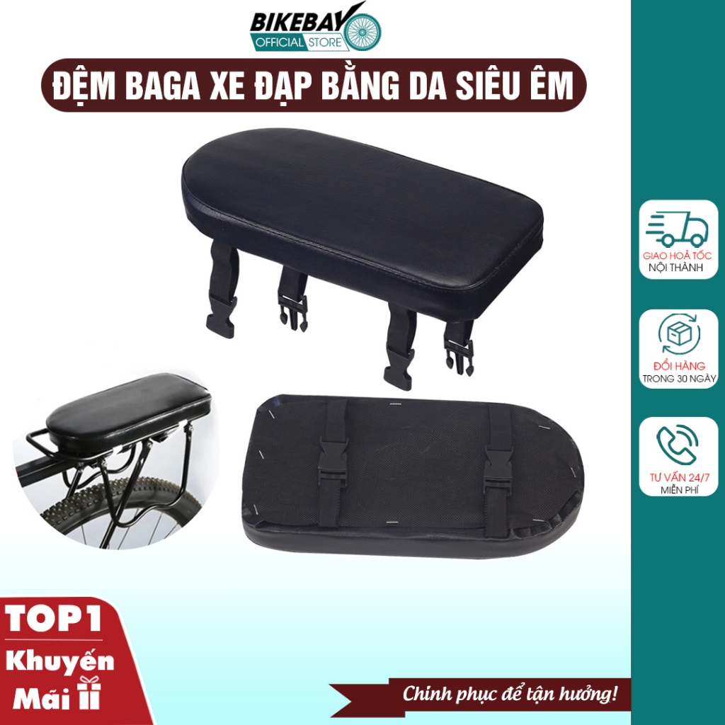 Đệm yên sau xe đạp thể thao êm ái và chắc chắn quai cài tiện lợi Bikebay Official Store - ĐYS