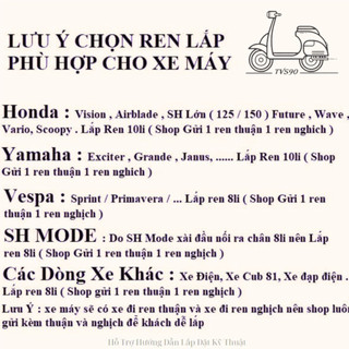 Gương H2C Cho Xe Máy [ Gương Trái ]