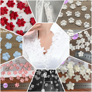 Hoa cánh lụa đính áo váy,voan cài đầu cô dâu ( túi 100 cánh)