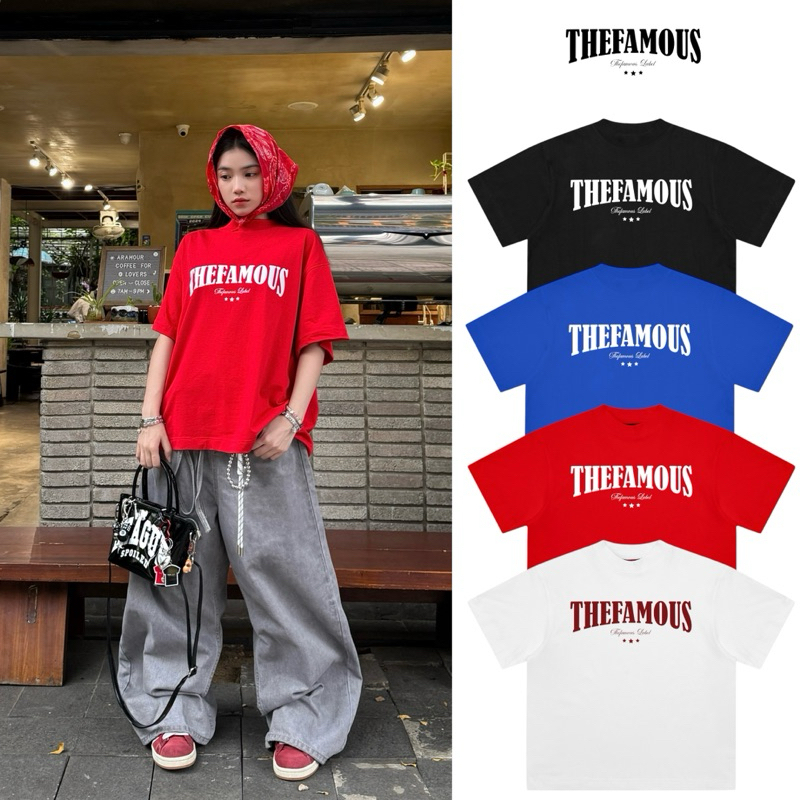 Áo thun form BIG BOXY 100% Cotton 260gsm "STAR LABEL" The Famous