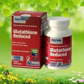  Viên uống trắng da Glutathione Reduced Jarrow 1000mg  NH  lọ 60 viên giúp trắng da giải độc gan 