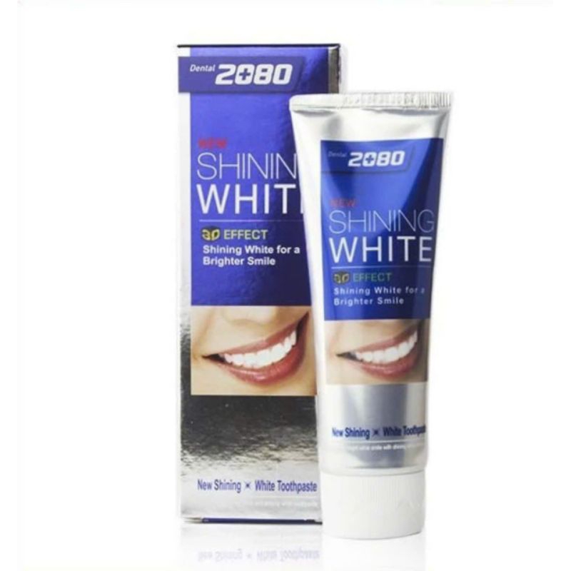 Kem đánh răng siêu trắng 2080 Shining White 3D Effect Hàn Quốc 100g