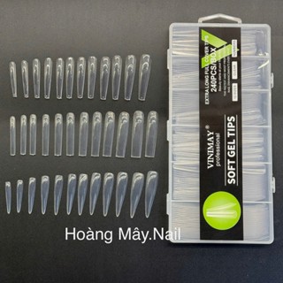 Móng up Vinimay dài đủ size phom thang, vuông, nhọn