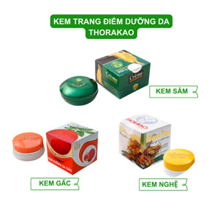 Kem trang điểm dưỡng da Thorakao kem nghệ 3g / Kem gấc 3g / Kem Sâm 7g