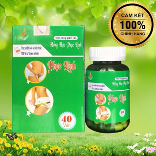 ( Chính hãng ) Giảm cân Hồng Hạc Phục Linh, Lọ 40 viên, Giúp giảm mỡ thừa, an toàn, hiệu quả