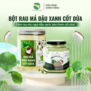  Bột Rau Má Đậu Xanh Cốt Dừa Hương Rừng Food Thanh Nhiệt Đẹp Da Hỗ Trợ Tiêu Hóa Giảm Mụn 