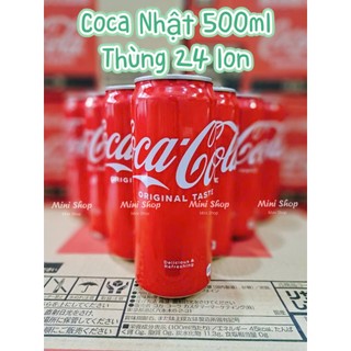 Nước Ngọt COCA COLA NHẬT 500ml ( Thùng 24 lon)