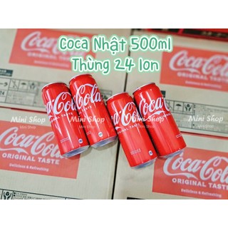 Nước Ngọt COCA COLA NHẬT 500ml ( Thùng 24 lon)