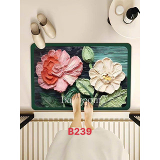 Thảm Chùi Chân 3D - Hàng Nhập Cực Dày Dặn