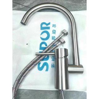 Vòi rửa bát xoay 360 độ hãng SUPOR 250607-02 có nóng lạnh , inox 304 - cưa xích cầm tay hãng HANDVERDEN ( Đức )