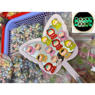 [Phát sáng-Tự xé] - Set 100 túi mù MOI trái cây mini PHÁT SÁNG 100% khi tiếp xúc ánh sáng mạnh