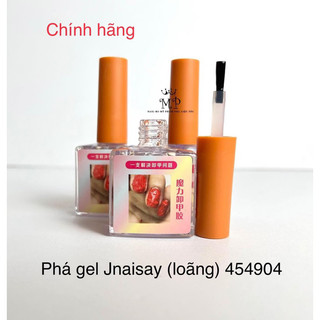 phá gel Jnaisay chính hãng xanh loại đặc ,cam loại loãng phá gel nhanh không xót da rát móng