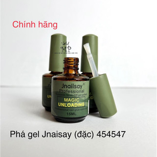 phá gel Jnaisay chính hãng xanh loại đặc ,cam loại loãng phá gel nhanh không xót da rát móng
