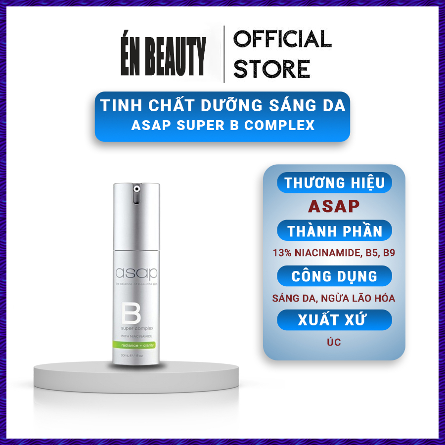 Serum Asap B Super Complex (30ml) - Tinh Chất Dưỡng Trắng, Trẻ Hóa Làn Da Sáng Đều Màu Da