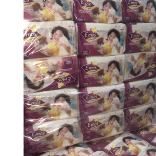 ( giá sỉ) Combo 30 Gói Khăn Giấy Vuông Emos Bịch 50 tờ