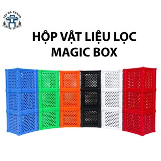  Hộp Đựng Vật Liệu Lọc Magic Box Kích thước 12x12x11cm Cho Bể Cá Cảnh Bể Thủy Sinh 