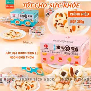 Bánh sữa chua mix hạt dinh dưỡng, thơm ngon chua ngọt tự nhiên, ăng kiêng healthy tốt sức khỏe – Hộp 200g
