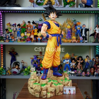 Mô hình Goku siêu to đẹp cao 70cm - Tặng kèm chibi Dragon Ball