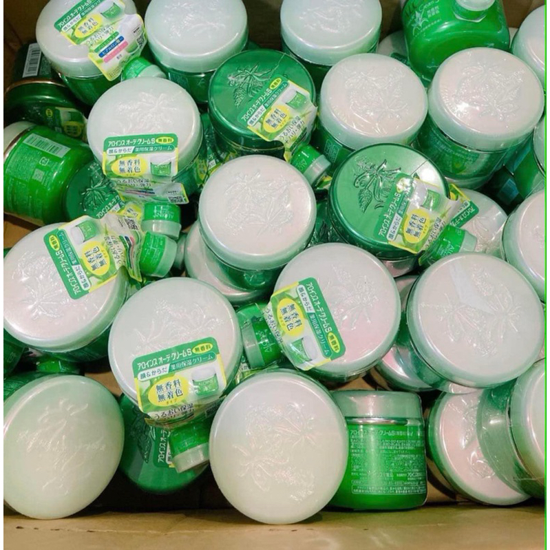 kem xanh lô hội aloins, Kem dưỡng trắng da Aloins Eaude Cream S tím 185g 210g to Nhật