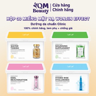 Hộp 30 miếng mặt nạ Wonjin Effect dưỡng trắng sáng, chống lão hóa Hàn Quốc