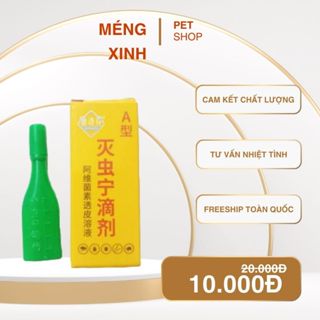 Lọ Nhỏ Gáy Phòng Và Diệt Ve Rận Cho Chó Mèo Thú Cưng Lọ 2.5ml – Méng Xinh