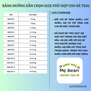 BỘ ĐỒ TOLE BÉ TRAI - SÁT NÁCH QUẦN ĐÙI (TOLE/LANH 2 DA LOẠI 1)