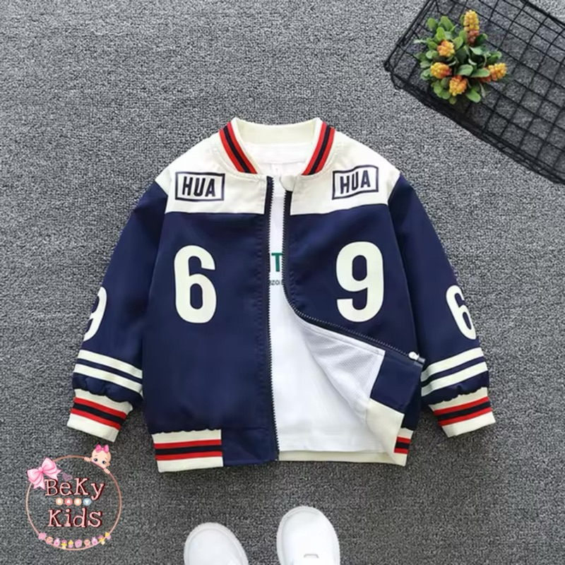 Áo khoác nỉ 2 da phối dành cho bé