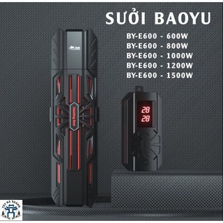  Máy Sưởi BAOYU E600 600w-800w-1000w-1200w-1500w Cao Cấp Cho Bể Cá Cảnh Bể Thủy Sinh 