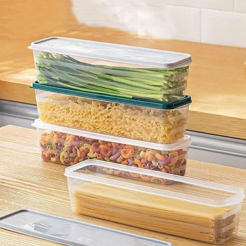  Hộp Nhựa Đựng Hành Lá Hành Tây Thực Phẩm Hộp Bảo Quản Rau Củ Quả Trong Tủ Lạnh Có Nắp Giữ Thực Phẩm Luôn Tươi Mới 