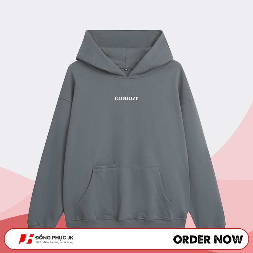 Áo Hoodie Form Rộng CLOUDZY Nỉ Chân Cua Unisex
