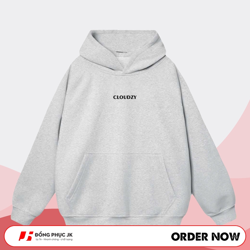 Áo Hoodie Form Rộng CLOUDZY Nỉ Chân Cua Unisex