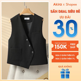 Áo gile nữ 2 lớp, áo vest cổ tim vạt chéo form rộng loại đẹp dày B68