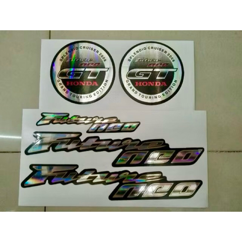 Bộ tem chữ Future neo 2006 phản quang hàng nhập Thái Lan chất lượng cao dành riêng cho dòng xe này, 