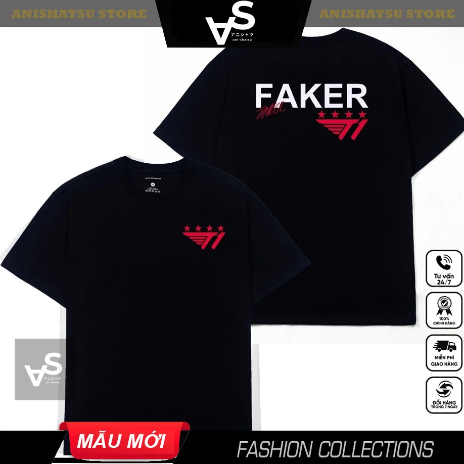 Áo Thun Faker T1 CKTG 2024, Tùy Chỉnh Tên Theo Yêu Cầu | ANIS 1 STORE