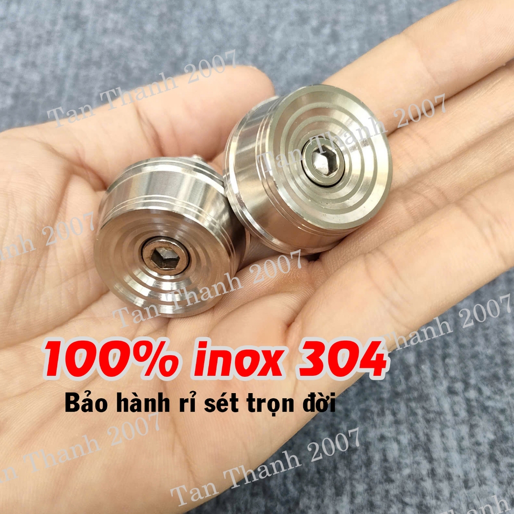 Gù Tay Lái Inox 304 + Nhôm Đóng Gù | Gù Thái Chống Rung Đầm Xe Wave Sirius Exciter Winner X