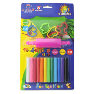 ĐẤT SÉT - ĐẤT NẶN  8 - 12 MÀU CÓ KHUÔNG