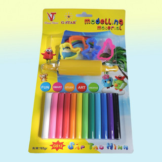 ĐẤT SÉT - ĐẤT NẶN  8 - 12 MÀU CÓ KHUÔNG
