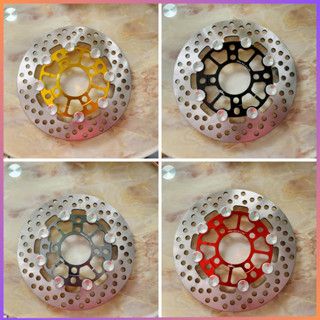 Đĩa Thắng Trước Brembo V2 - Khoen Inox - size 220mm >>Gắn Xe đi mâm 4 lỗ Sirius/ Wave/ Future/ Vario