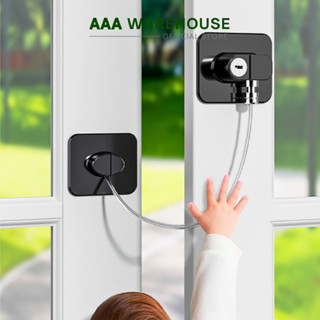 Dụng Cụ Khóa Cửa Sổ Bảo Vệ An Toàn Cho Bé, Khoá dây đa năng, Khoá tủ lạnh, cửa ban công