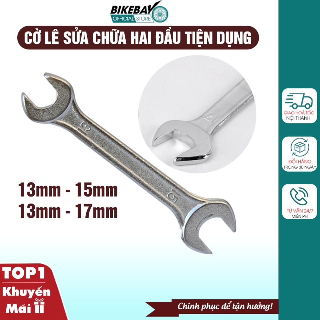 Cờ lê sửa chữa 2 đầu, Cờ lê siết 2 đầu 13mm và 15mm BikeBay
