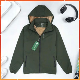  Áo Khoác Gió Lót Lông Nam Nữ,Vài Gió Chống Nước,Chống Gió,Mũ Tháo Rời 