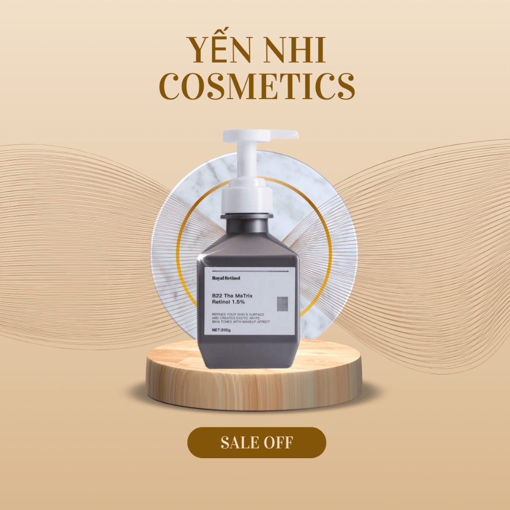 [CHÍNH HÃNG] Royal retinol  Kem ủ trắng body retinol  B22 The Matrix Retinol 1,5% hộp 200g